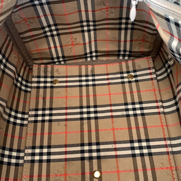 ❤️❤️sOLD❤️❤️Burberrys vintage Boston leather bag - Picture 13 of 14